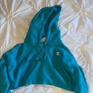 Cropped champion hoodie